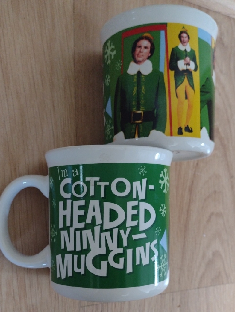 Elf Cocoa Set Of 10 Oz. Mugs Like New Condition